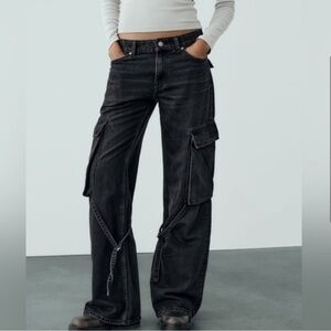 Zara Cargo Jeans